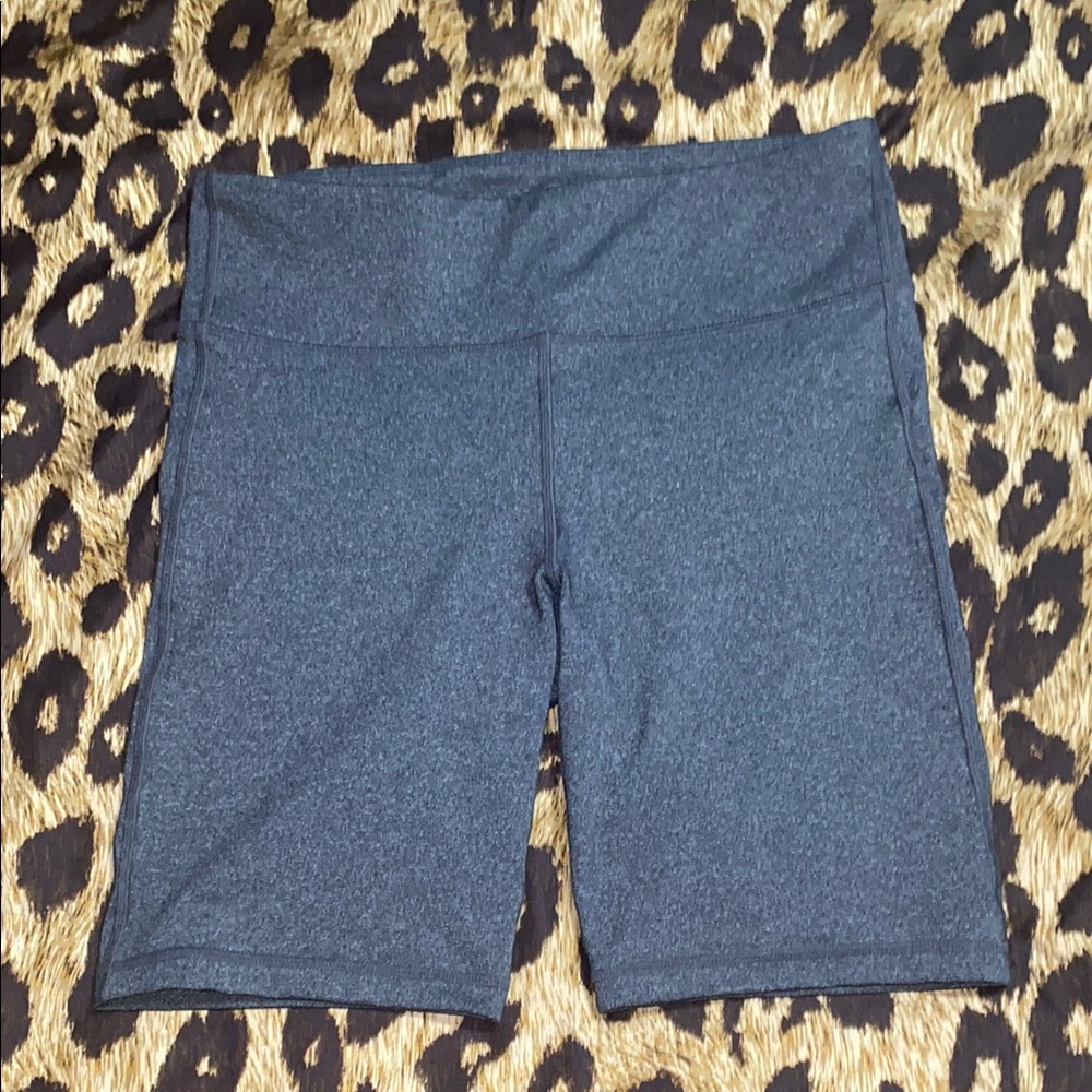 Dark Heather Gray GapFit Biker Shorts S